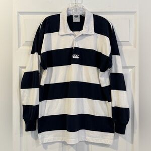 Canterbury Rugby Stripe Polo Shirt